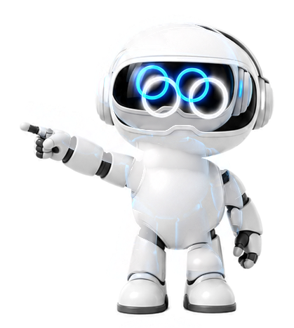 NAVO, der navarodesk Support-Assistent, zeigt zum Anfrageformular
